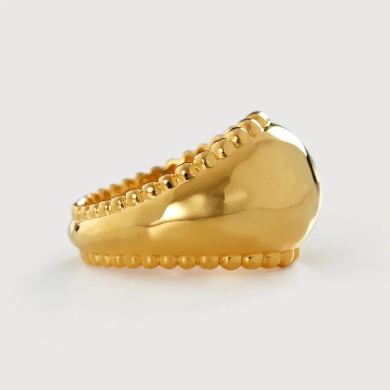 Gold Vermeil Deia Beaded Ring