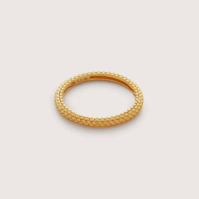 Gold Vermeil Heirloom Stacking Ring