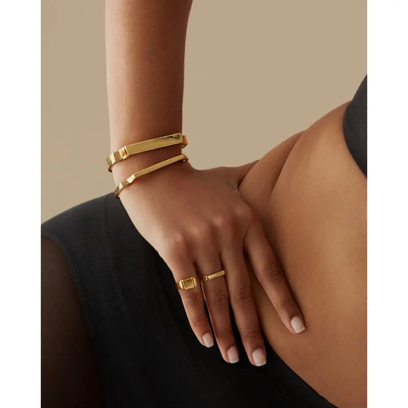 Gold Vermeil Signature Bold Bangle
