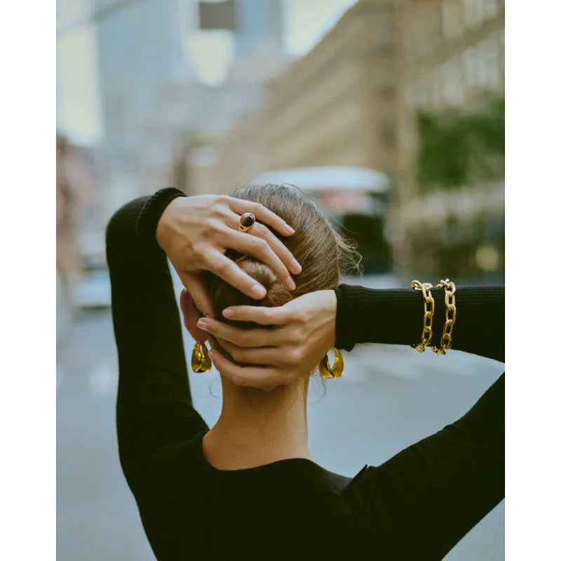 Gold Vermeil Kate Young Bold Link Bracelet