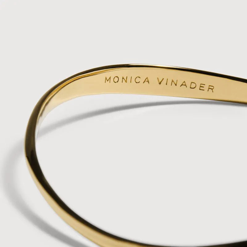 Gold Vermeil Swirl Bangle