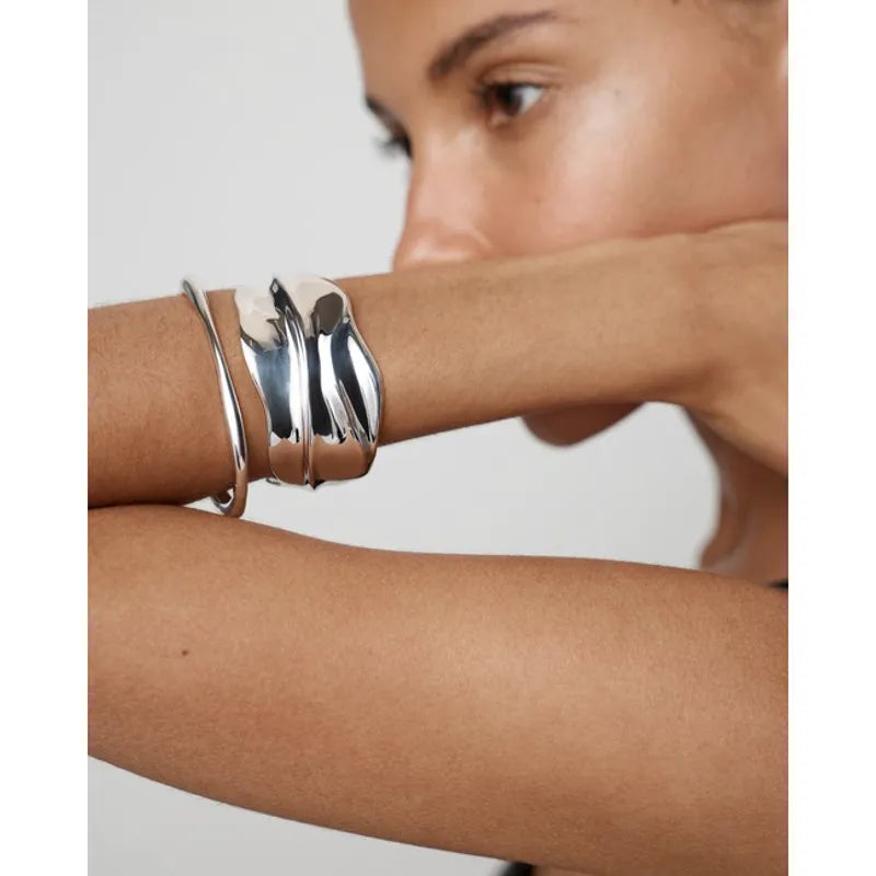 Sterling Silver Nomade Bold Cuff