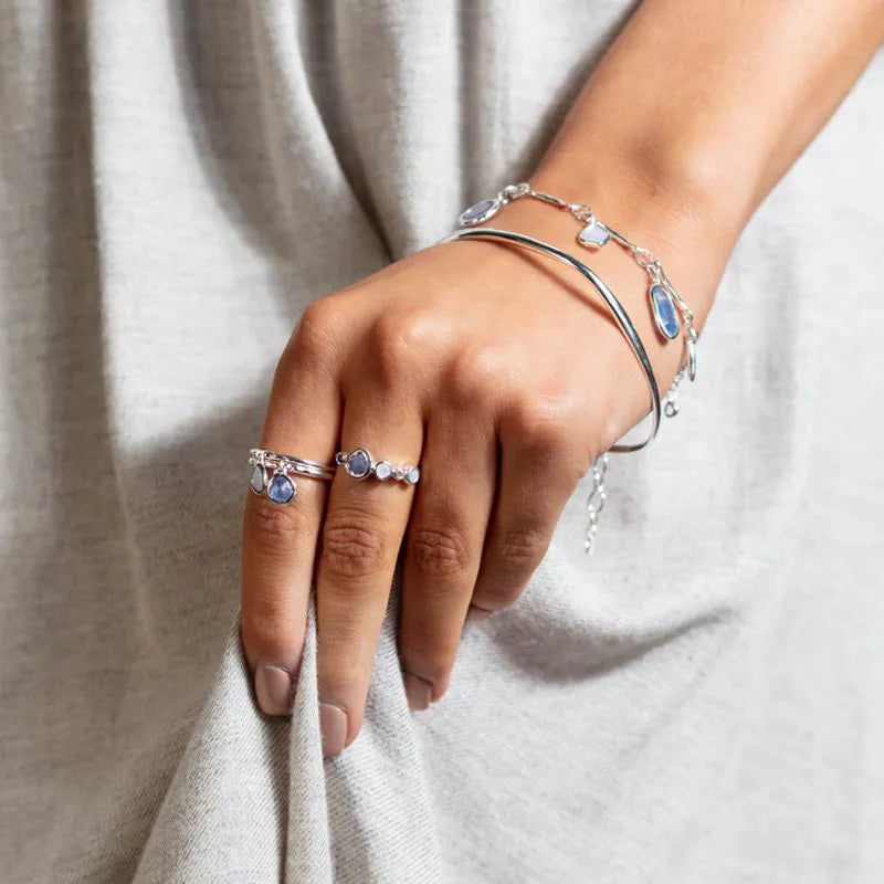 Rose Gold Vermeil MV Siren™ Charm Ring - Rose Quartz