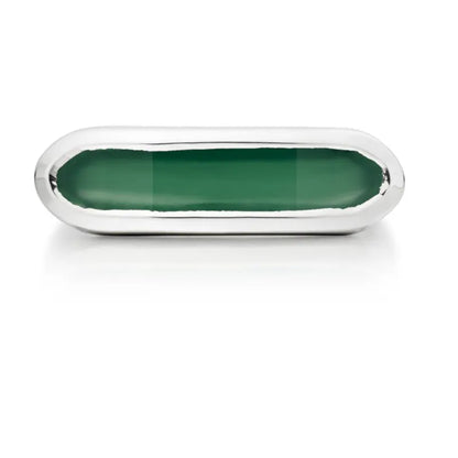 Sterling Silver Baja Ring - Green Onyx