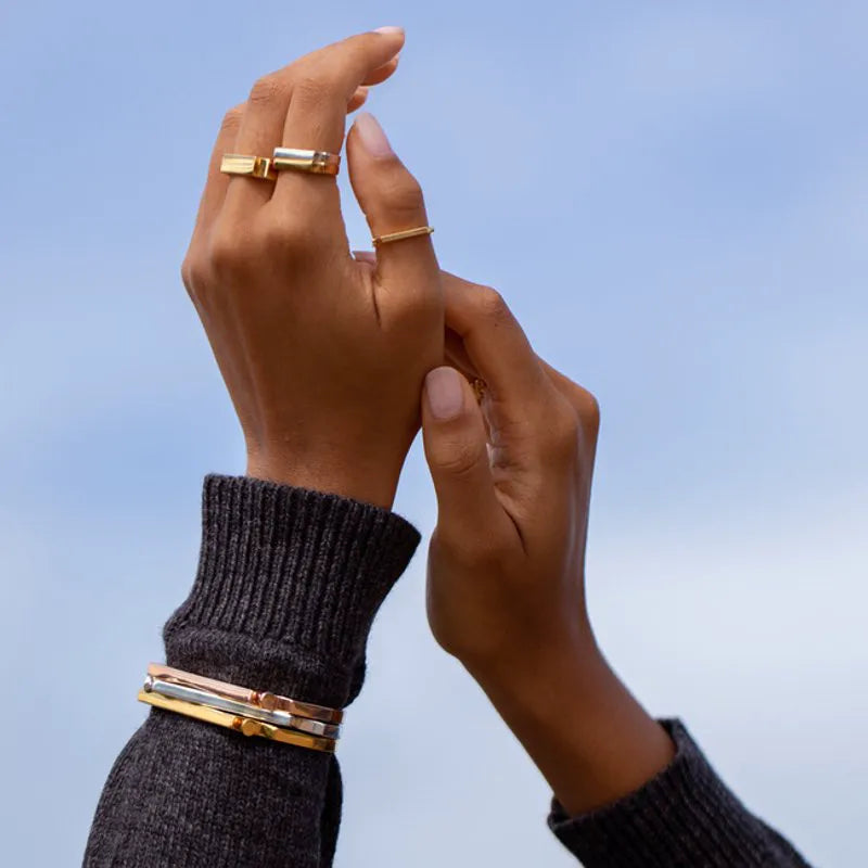 Rose Gold Vermeil Signature Bangle