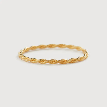 Gold Vermeil Corda Slim Ring