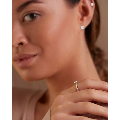 Sterling Silver Diamond Essential Ring - Diamond