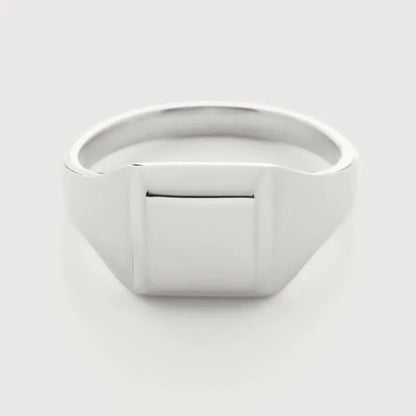 Sterling Silver Signature Signet Ring