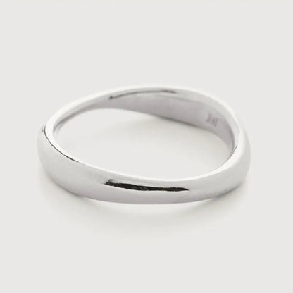 Sterling Silver Nura Reef Stacking Ring