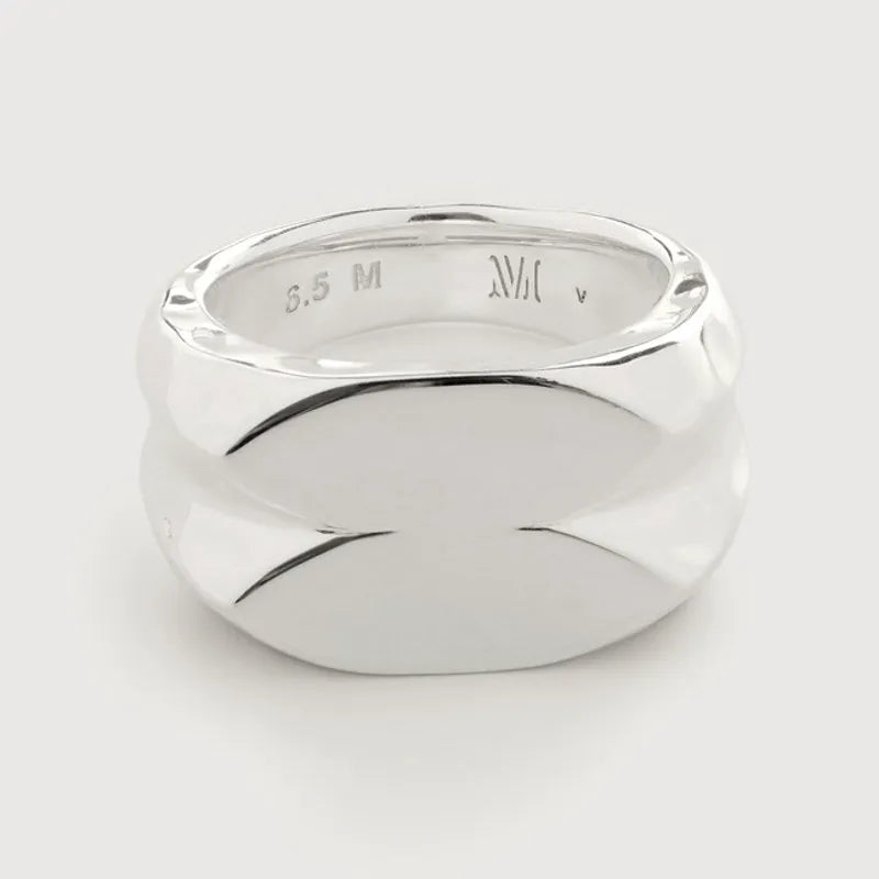 Sterling Silver Havana Double Ring