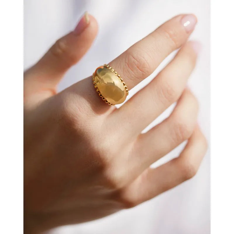 Gold Vermeil Deia Beaded Ring