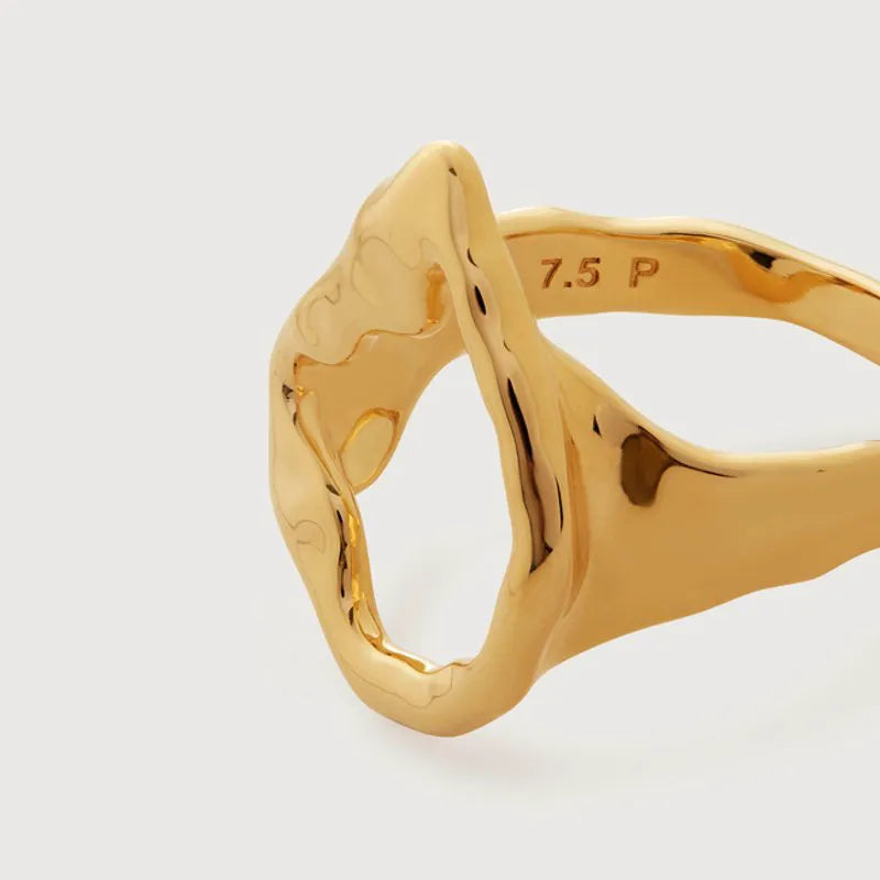 Gold Vermeil Lagoon Open Ring