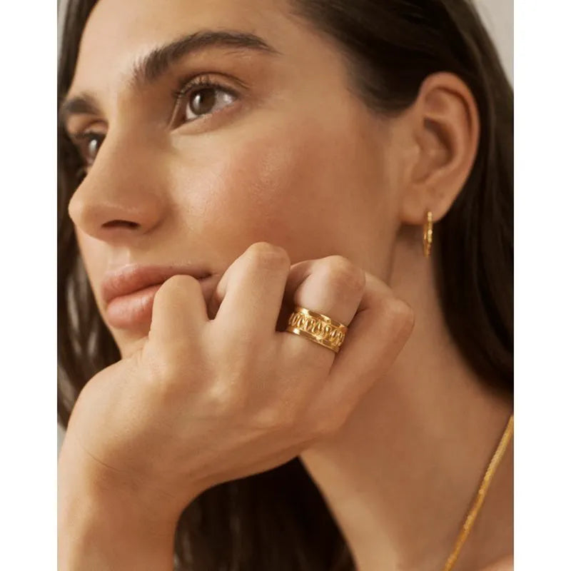 Gold Vermeil Juno Band Ring