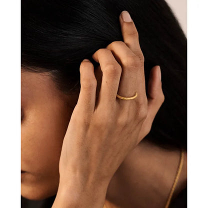 Gold Vermeil Heirloom Stacking Ring