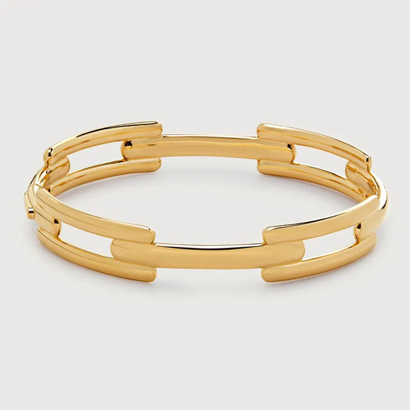 Gold Vermeil Signature Link Bangle