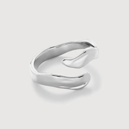 Sterling Silver Wave Wrap Ring