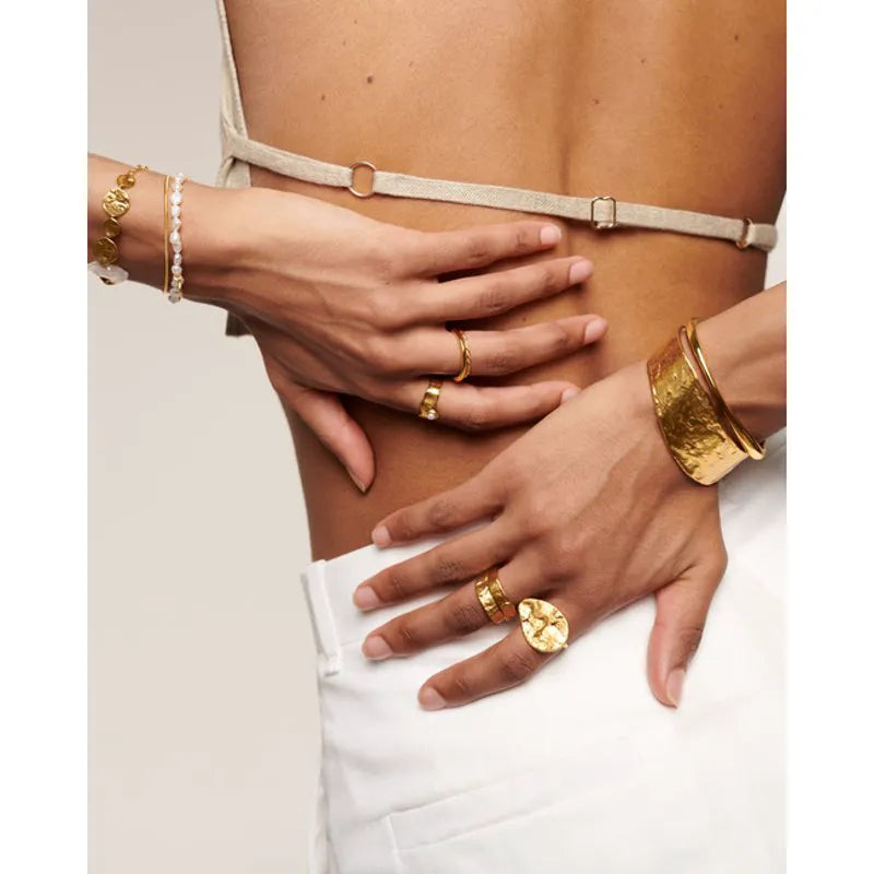 Gold Vermeil Capri Teardrop Ring
