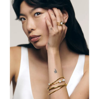 Gold Vermeil MV Siren™ Muse Bangle
