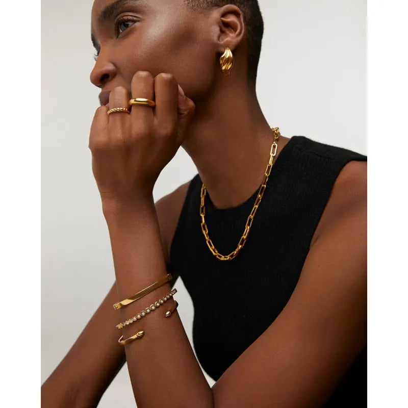 Gold Vermeil Fiji Bud Cuff