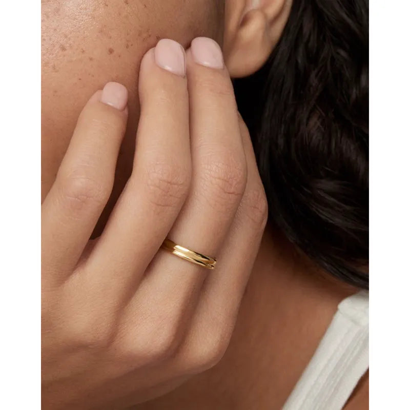 Gold Vermeil MV Siren™ Muse Stacked Ring