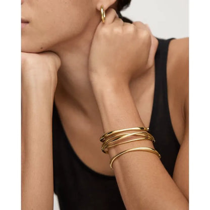 Gold Vermeil Nura Wrap Bangle
