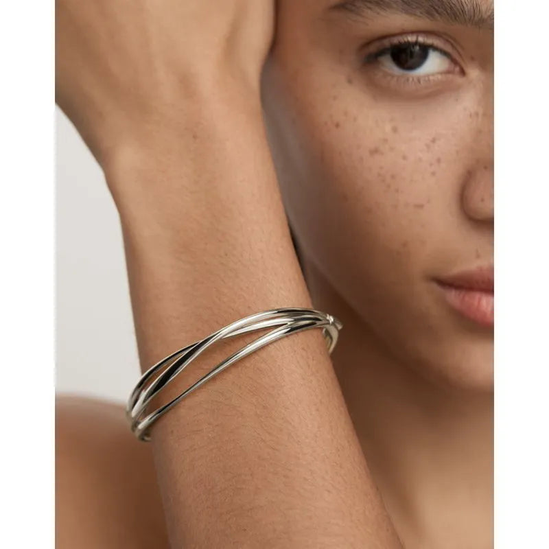 Sterling Silver Nura Wrap Bangle