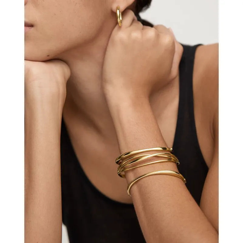 Sterling Silver Nura Wrap Bangle