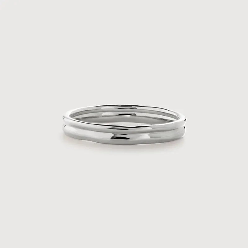Sterling Silver MV Siren™ Muse Stacked Ring