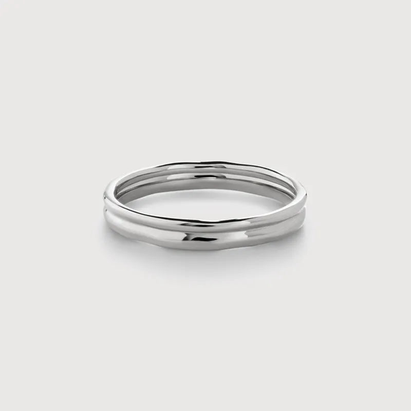 Sterling Silver MV Siren™ Muse Stacked Ring