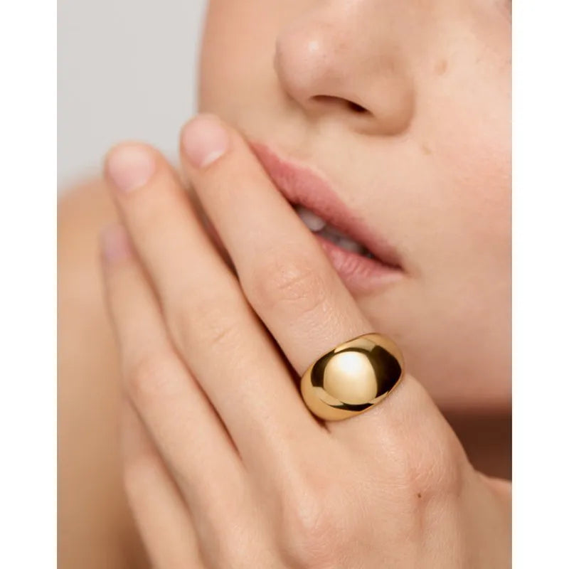 Gold Vermeil Tapered Ring
