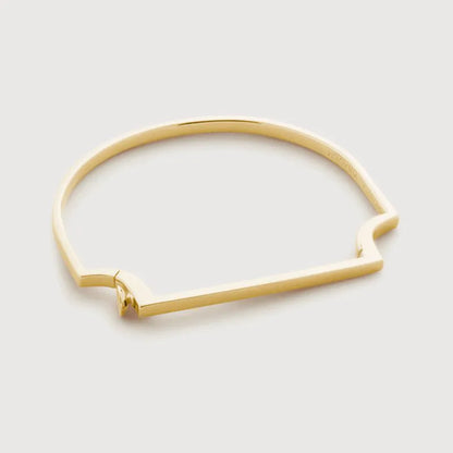 Gold Signature Slim Bangle