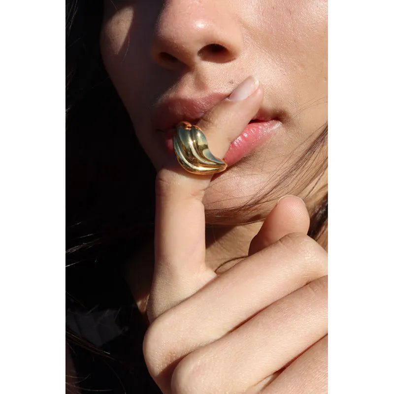 Gold Vermeil Swirl Ring