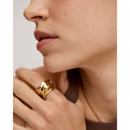 Gold Vermeil Nomade Bold Ring