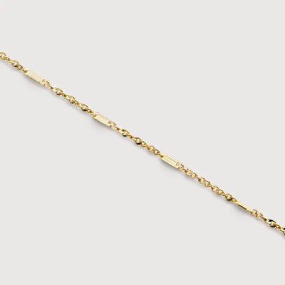 Gold Shimmer Chain Bracelet
