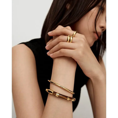 Gold Vermeil Kate Young Slim Bangle