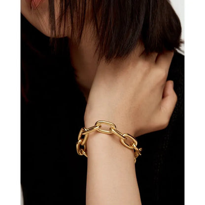 Gold Vermeil Kate Young Bold Link Bracelet