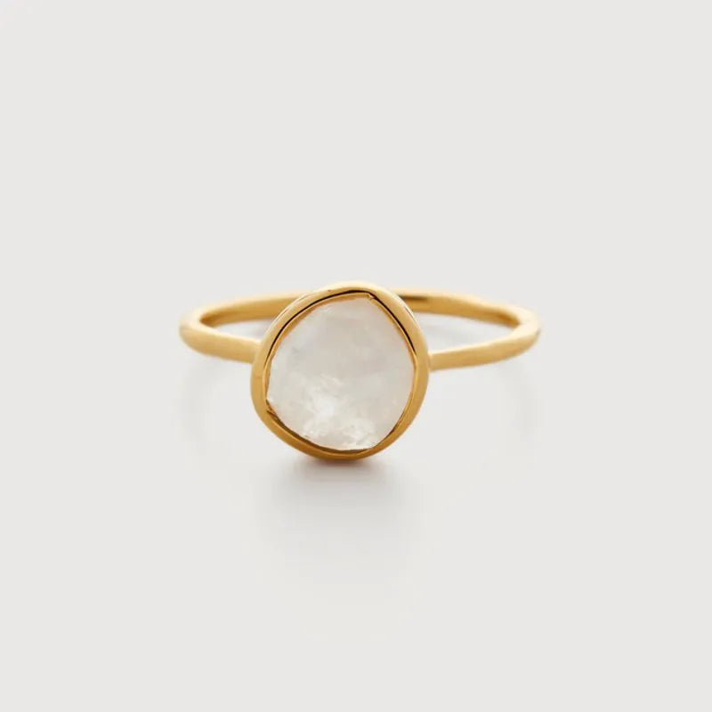 Gold Vermeil MV Siren™ Gemstone Ring - Moonstone