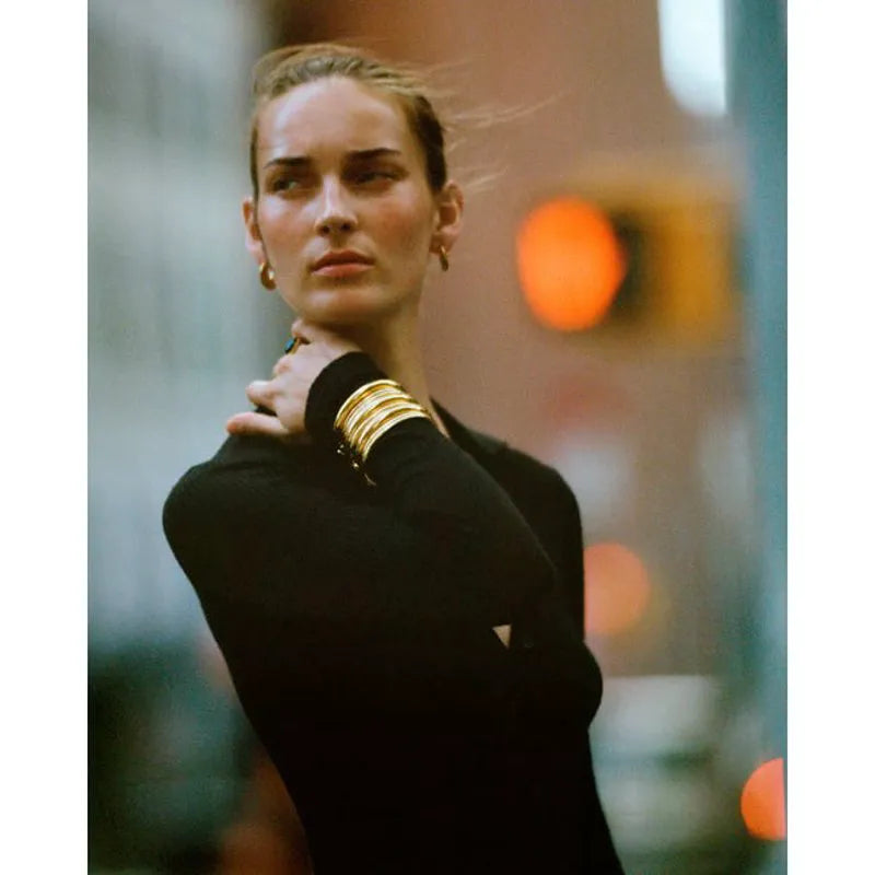 Gold Vermeil Kate Young Slim Bangle