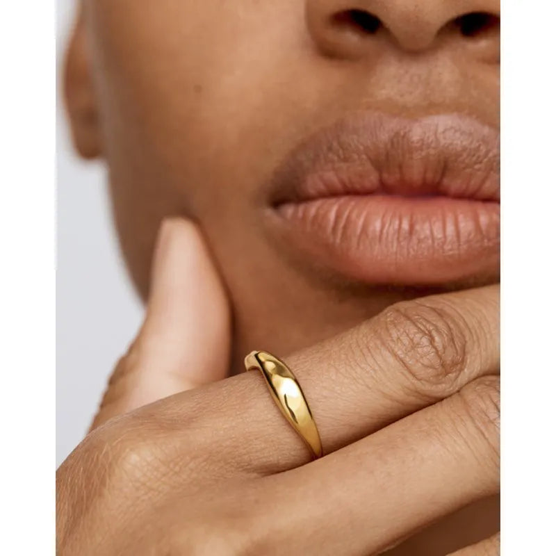 Gold Vermeil Antica Stacking Ring