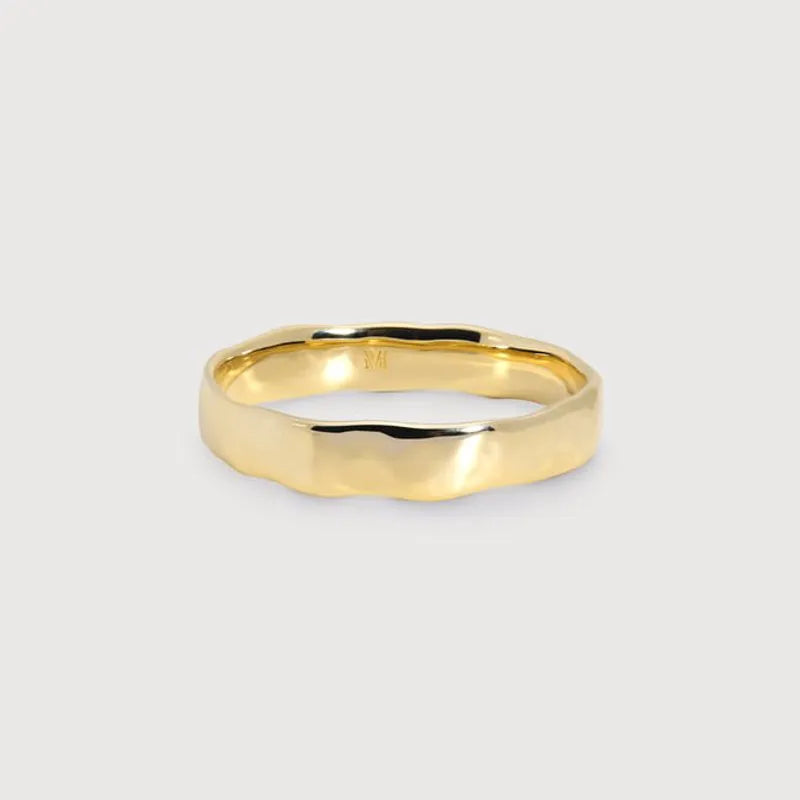 Gold Hammered Band