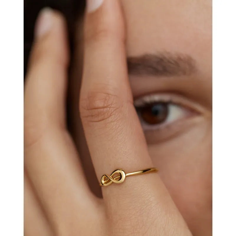 Gold Vermeil Infinity Ring