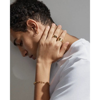 Gold Vermeil Signature Signet Ring
