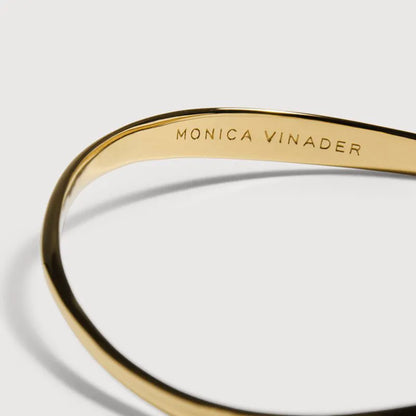 Gold Vermeil Swirl Bangle