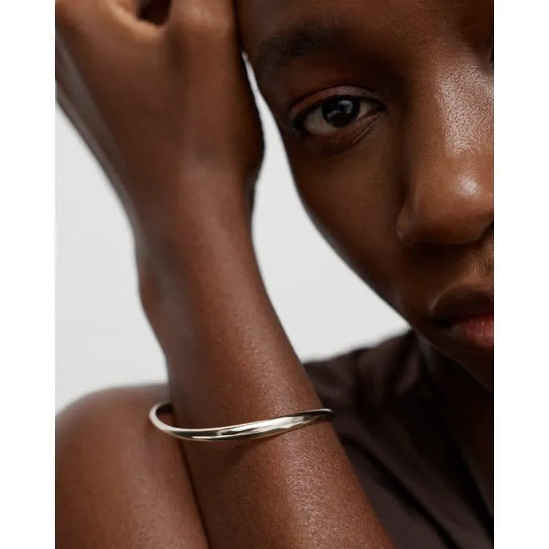 Sterling Silver Swirl Bangle