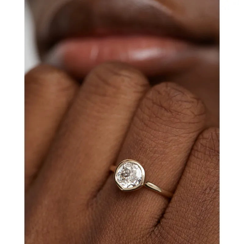 Gold 1ct MV Siren™ Solitaire Diamond Ring - Lab Grown Diamond