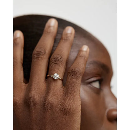 Gold 0.5ct MV Siren™ Solitaire Diamond Ring - Lab Grown Diamond