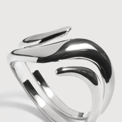 Sterling Silver Swirl Wrap Ring