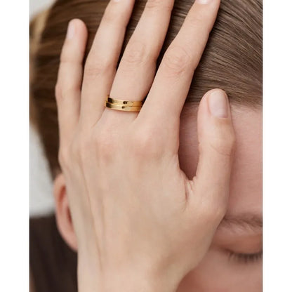 Gold Vermeil Essential Stacking Ring