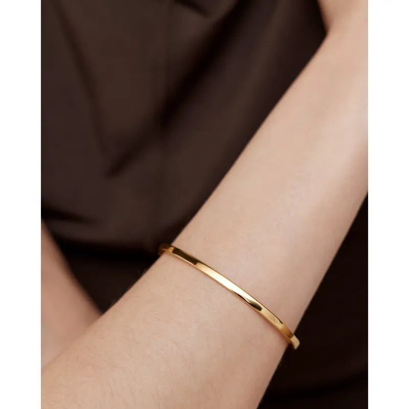 Gold Vermeil Essential Slim Bangle