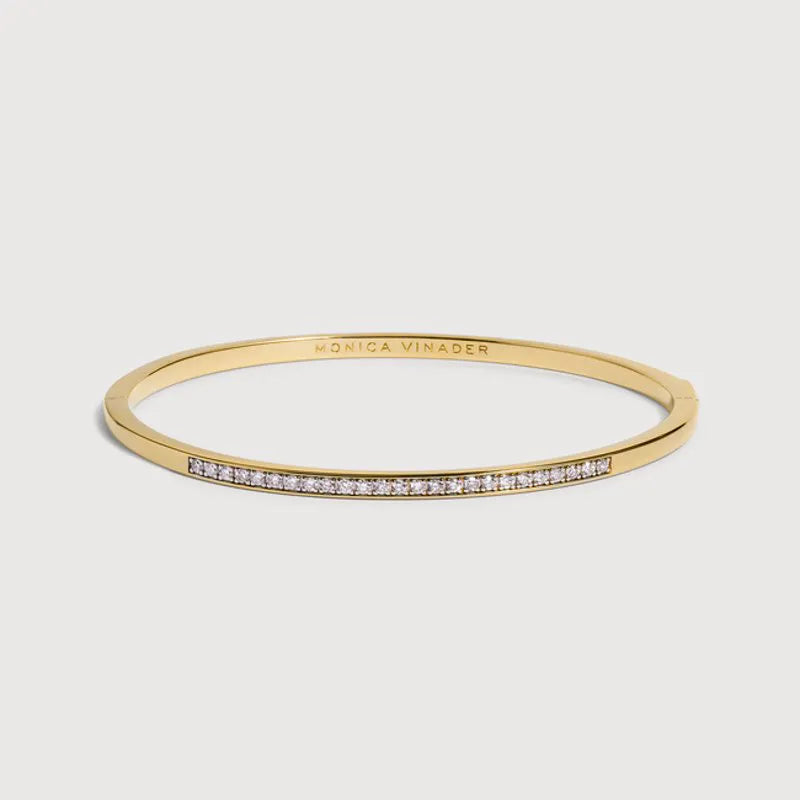 Gold Vermeil Essential Diamond Bangle - Lab Grown Diamond